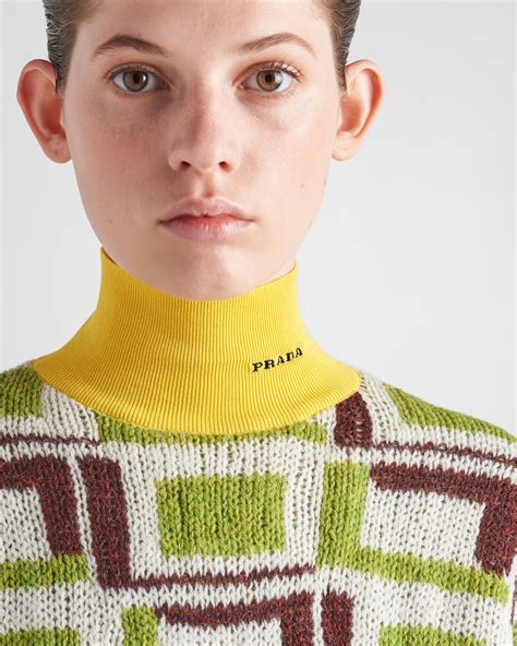 prada knit sweater|Prada turtleneck sweater.